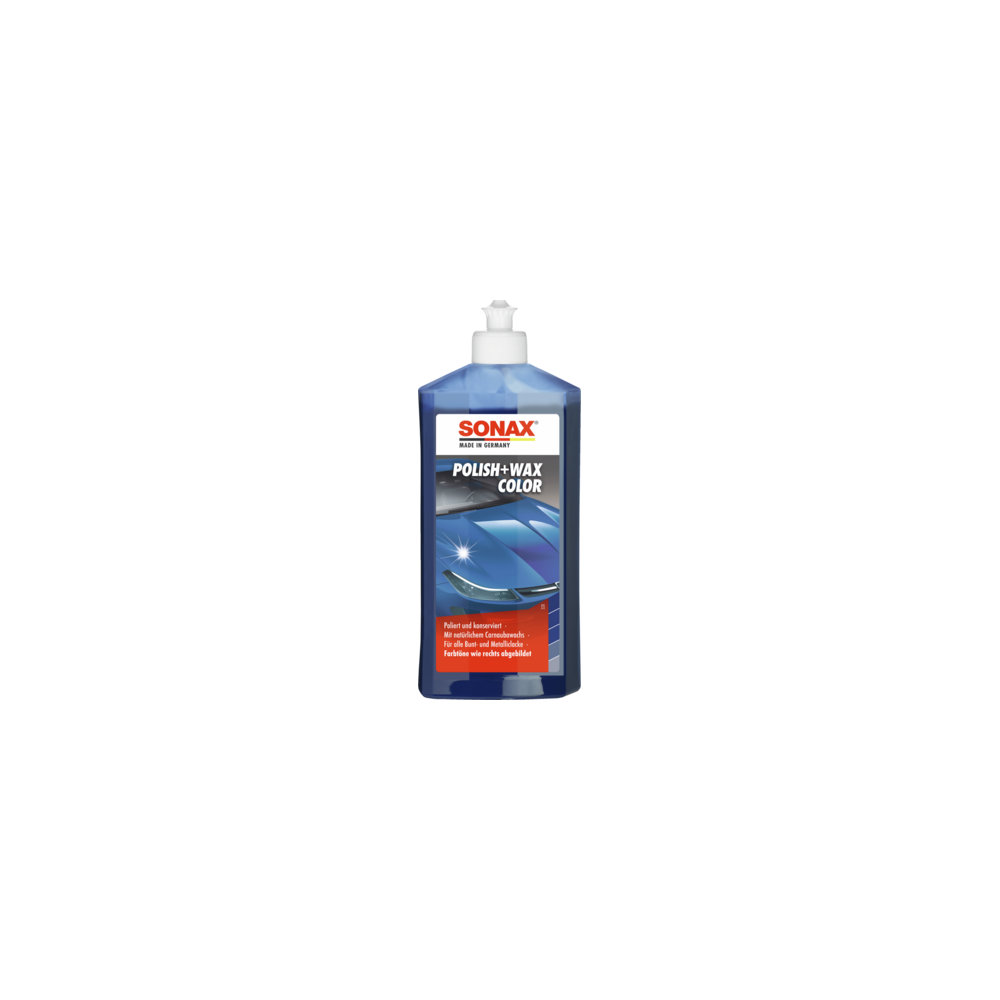 SONAX 02962000 Polish+Wax Color Blau 1x500ml