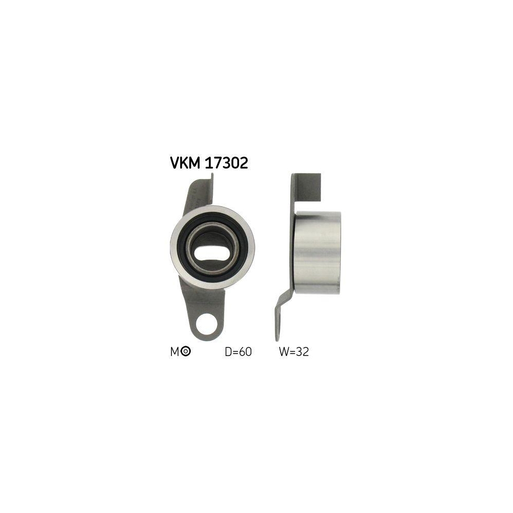 Spannrolle, Zahnriemen SKF VKM 17302 für HONDA ROVER