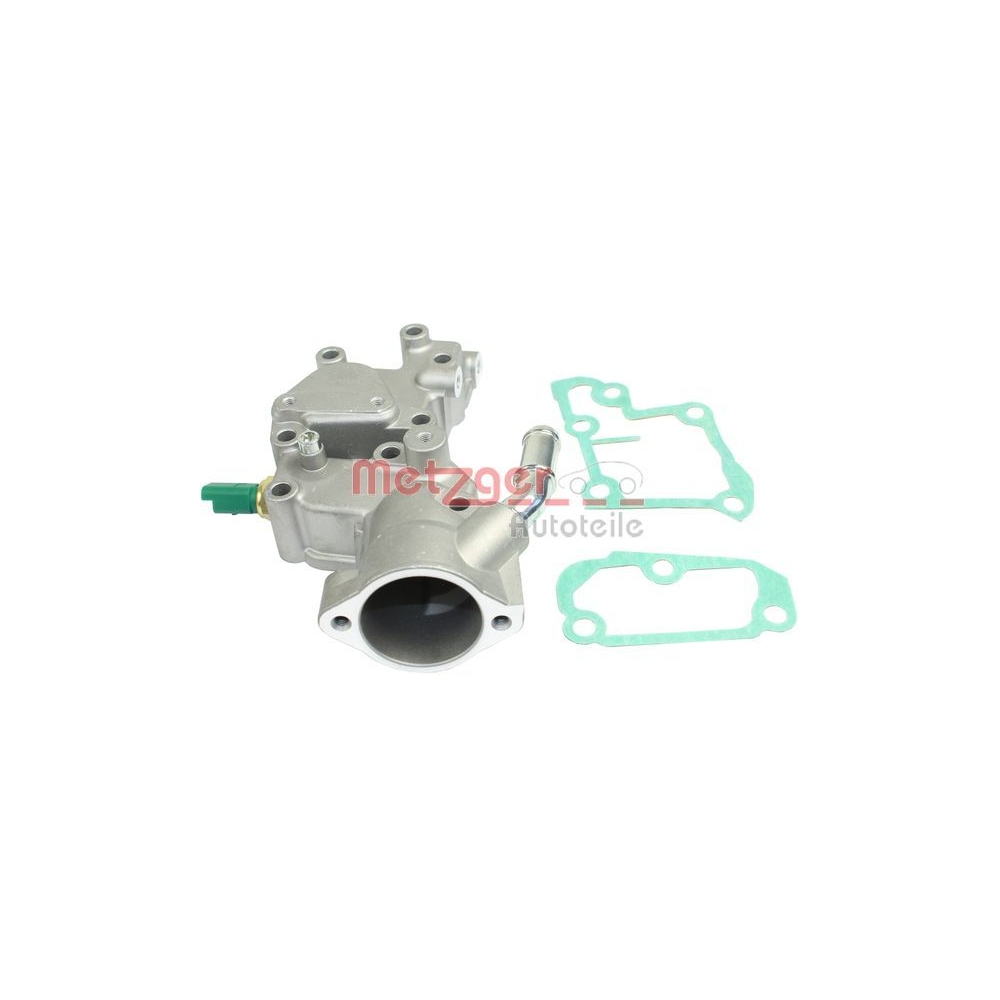 Thermostatgehäuse METZGER 4010069 für CITROËN/PEUGEOT