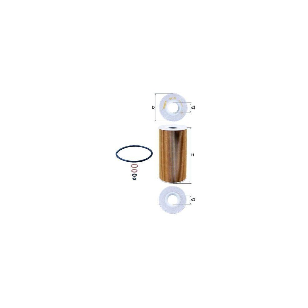 Ölfilter KNECHT OX 126D für BMW GMC OPEL VAUXHALL LAND ROVER