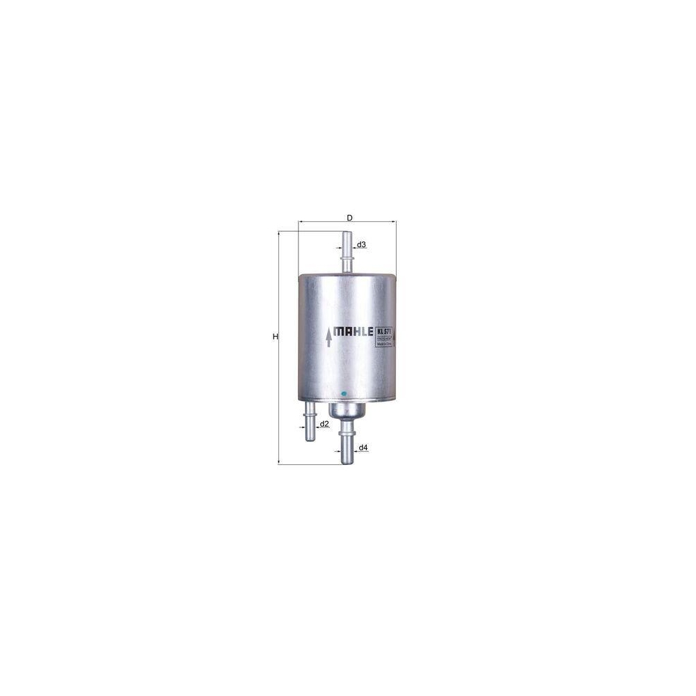 Kraftstofffilter KNECHT KL 571 für VAG