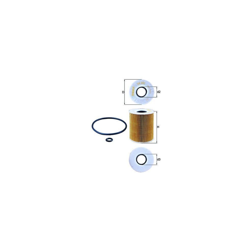 Ölfilter KNECHT OX 203D für FORD MAZDA