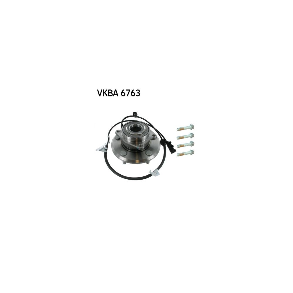 Radlagersatz SKF VKBA 6763 für CHRYSLER DODGE FIAT, Hinterachse rechts