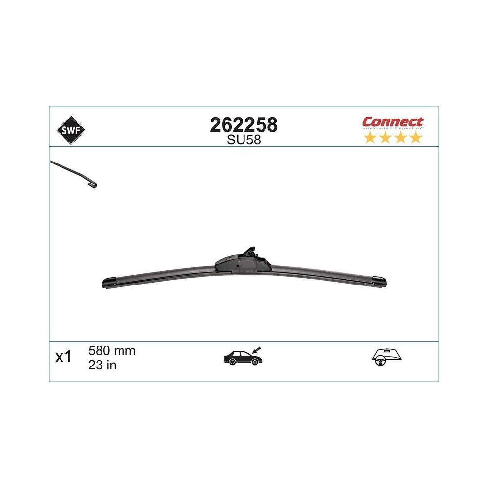 SWF Connect Upgrade (x1) 580mm SU58 Wischerblatt 262258