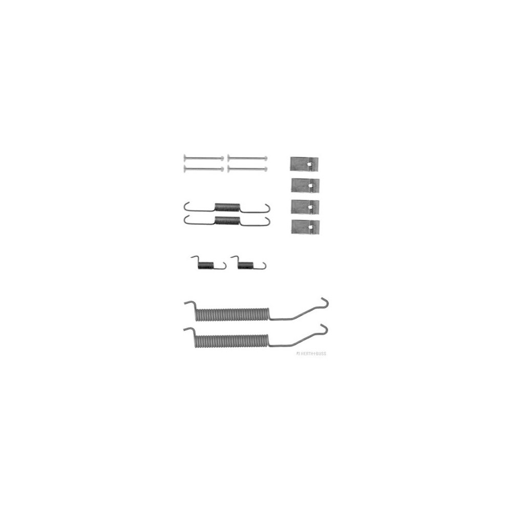 Zubehörsatz, Bremsbacken HERTH+BUSS JAKOPARTS J3563016 für, Hinterachse