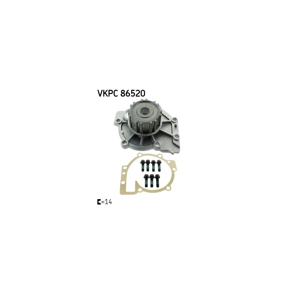 Wasserpumpe SKF VKPC 86520 für VOLVO