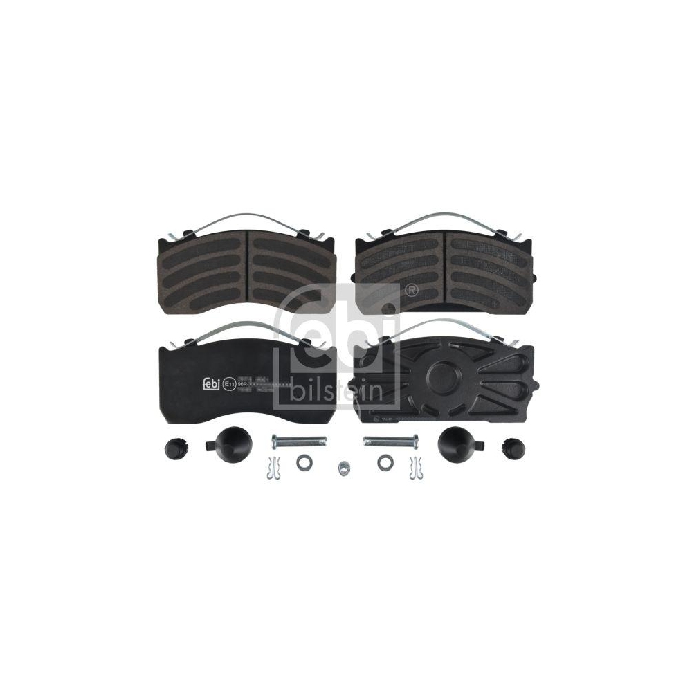 Febi Bilstein 16592 Bremsbelagsatz mit Anbaumaterial , 1 Stück