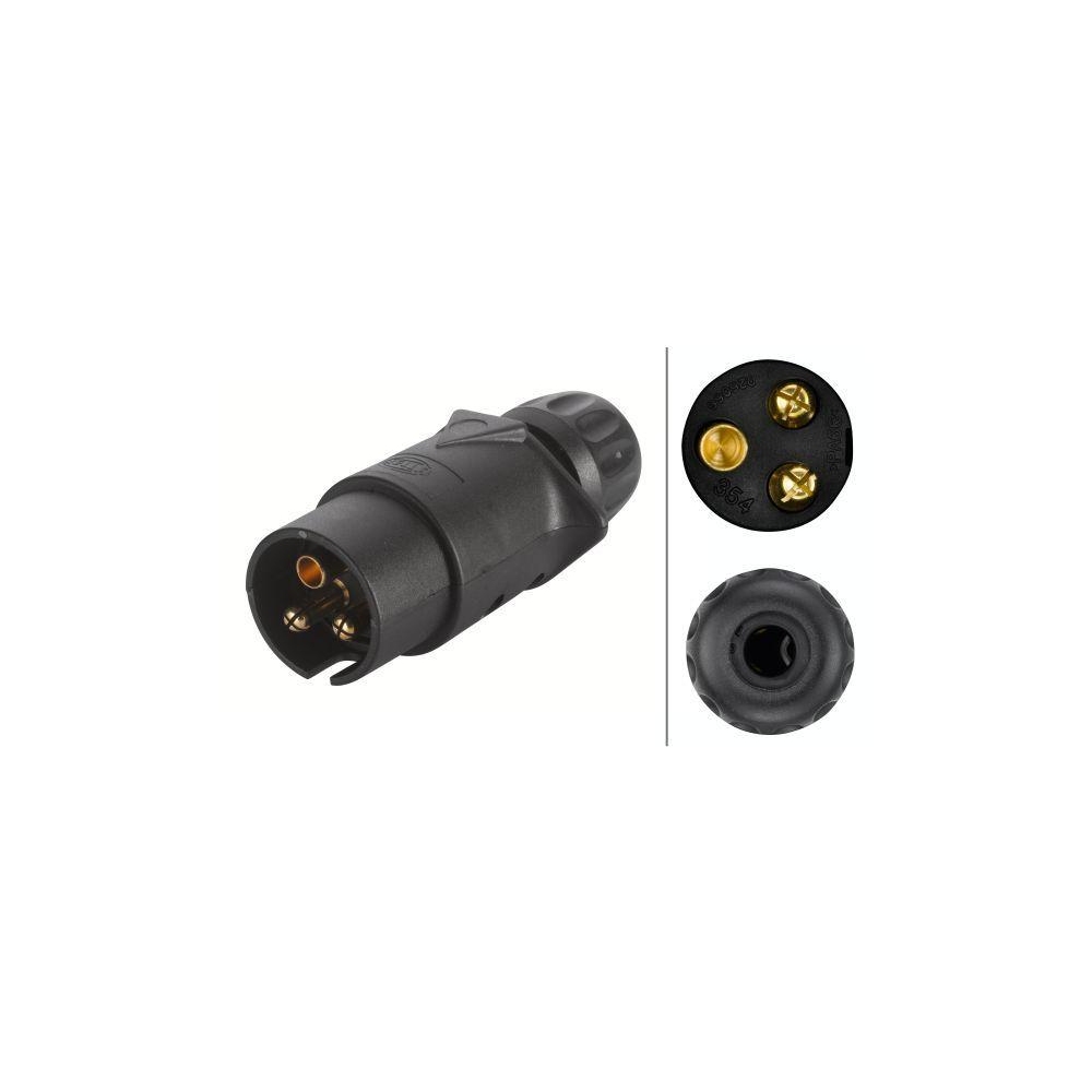 Stecker HELLA 8JA 002 263-031 für AEBI FRUEHAUF MAN SCANIA JAEGER LIEBHERR KÖGEL