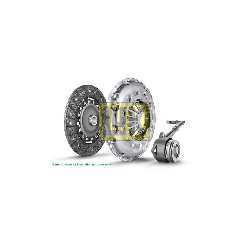 Kupplungssatz LuK 624 3930 33 LuK RepSet Pro für FIAT MERCEDES-BENZ NISSAN OPEL