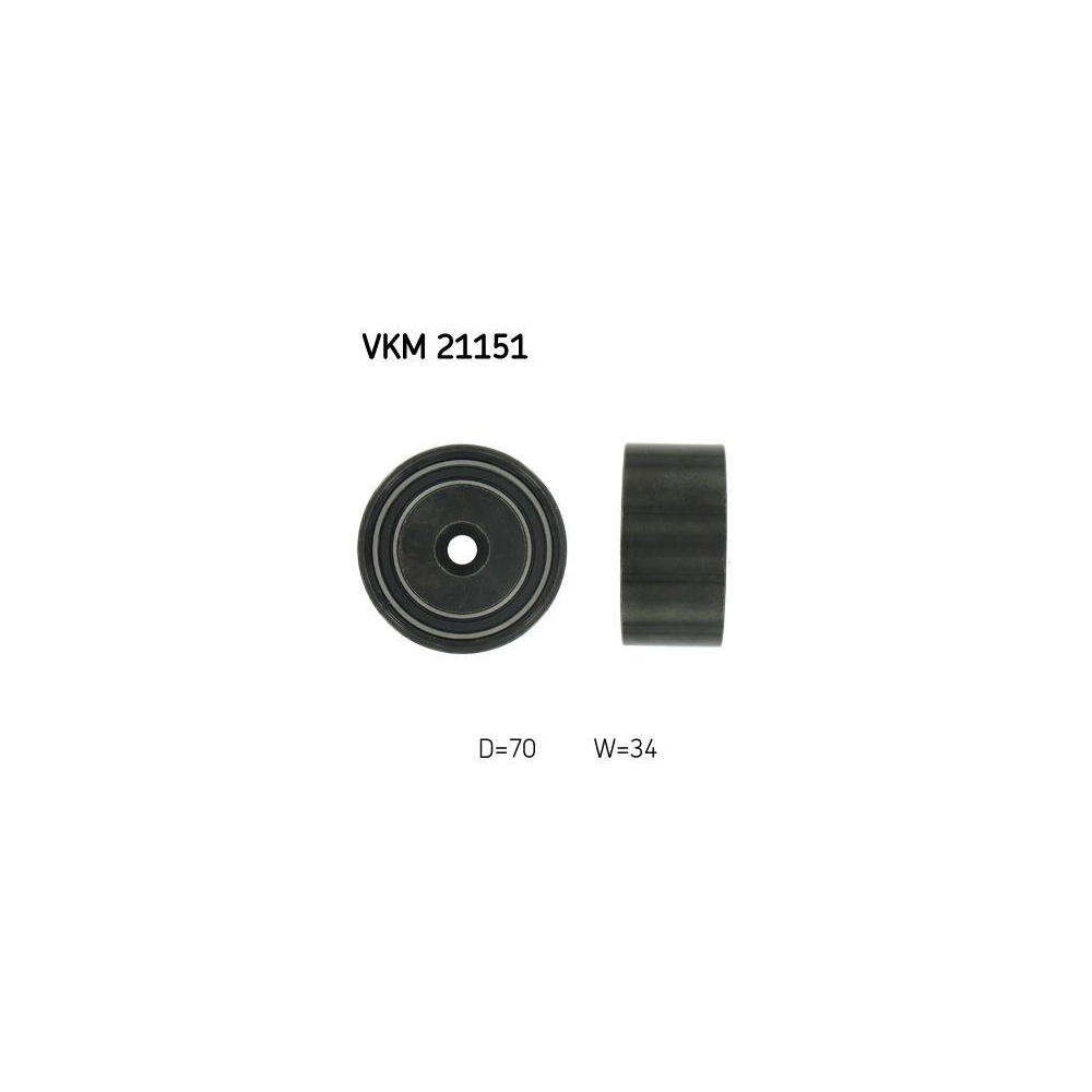 Umlenk-/Führungsrolle, Zahnriemen SKF VKM 21151 für AUDI SEAT SKODA VW