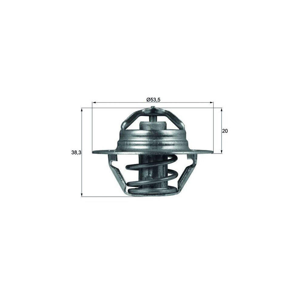 Thermostat, K&uuml;hlmittel MAHLE TX 88 88D f&uuml;r CITRO&Euml;N OPEL PEUGEOT VOLVO