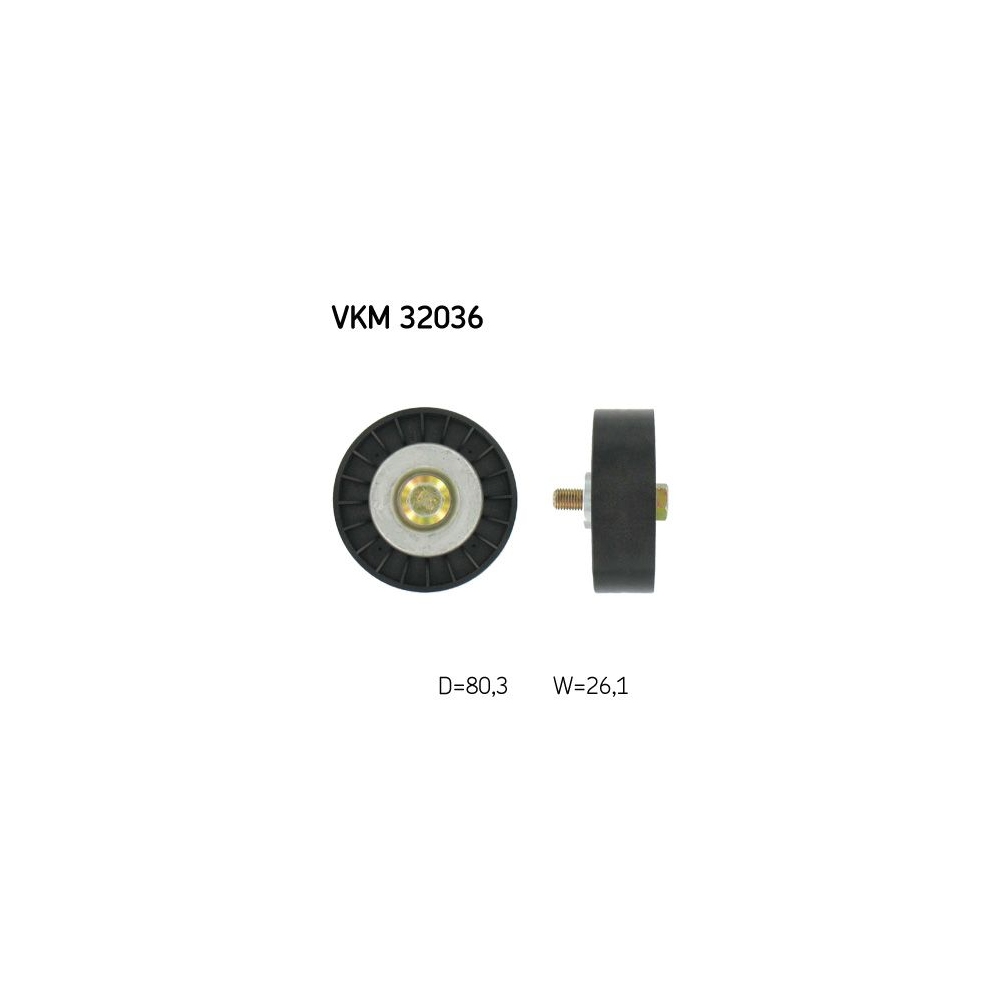 Umlenk-/Führungsrolle, Keilrippenriemen SKF VKM 32036 für ALFA ROMEO FIAT LANCIA