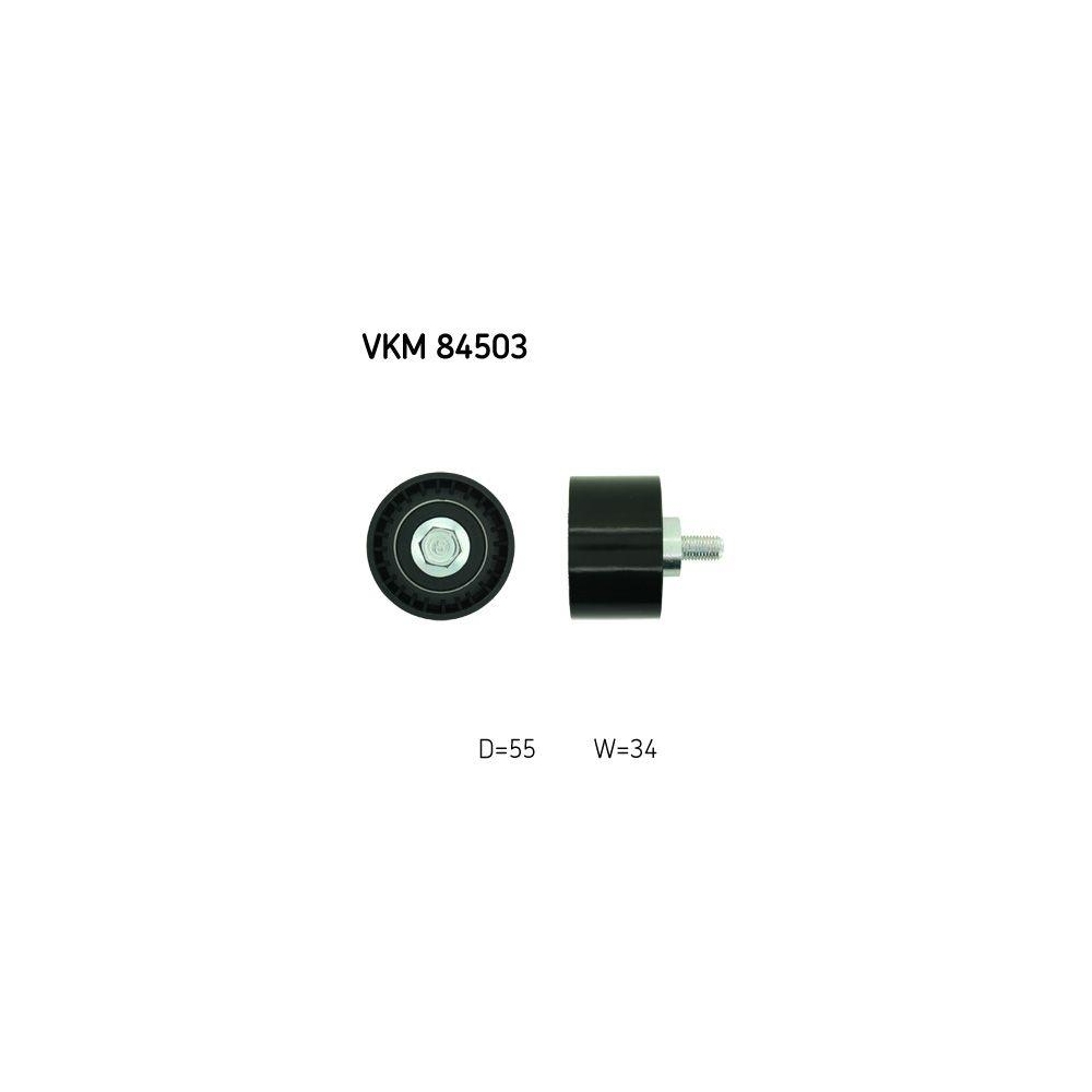 Umlenk-/Führungsrolle, Zahnriemen SKF VKM 84503 für KIA, unten