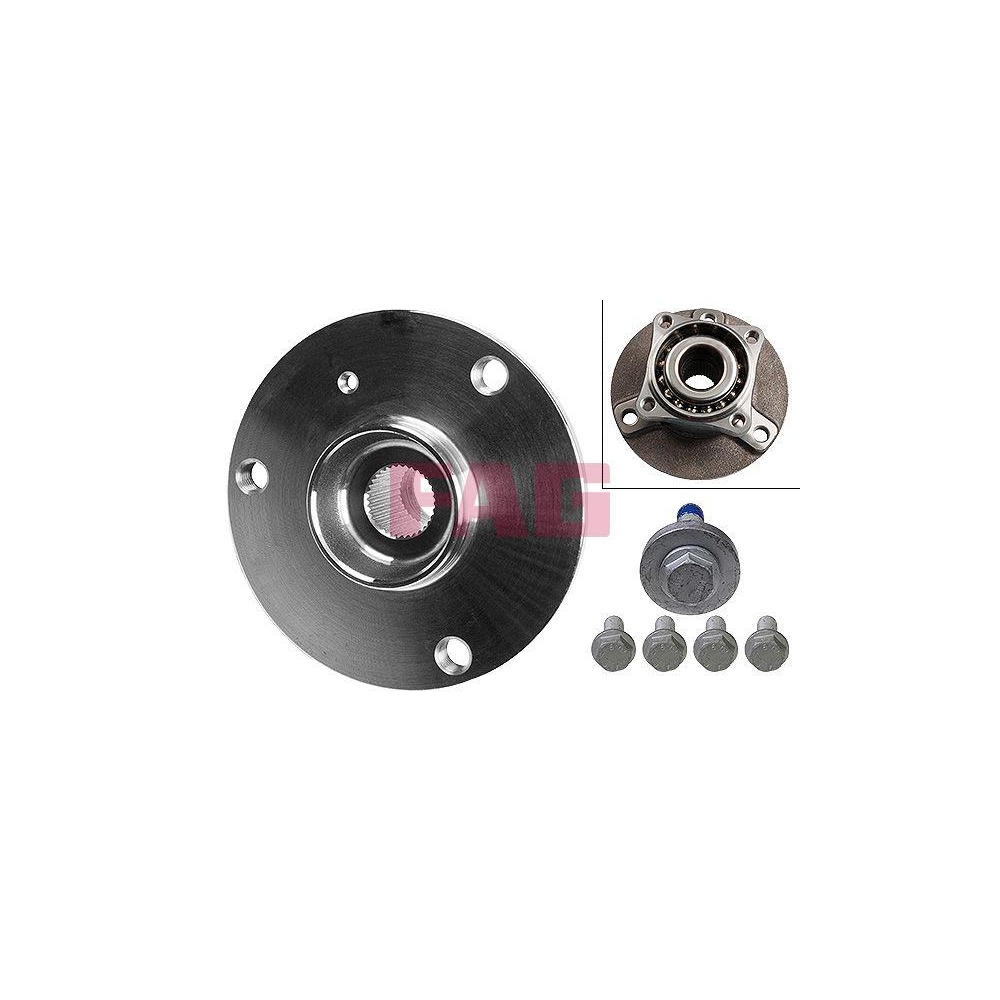 Radlagersatz FAG 713 6610 10 für MERCEDES-BENZ SMART, Hinterachse