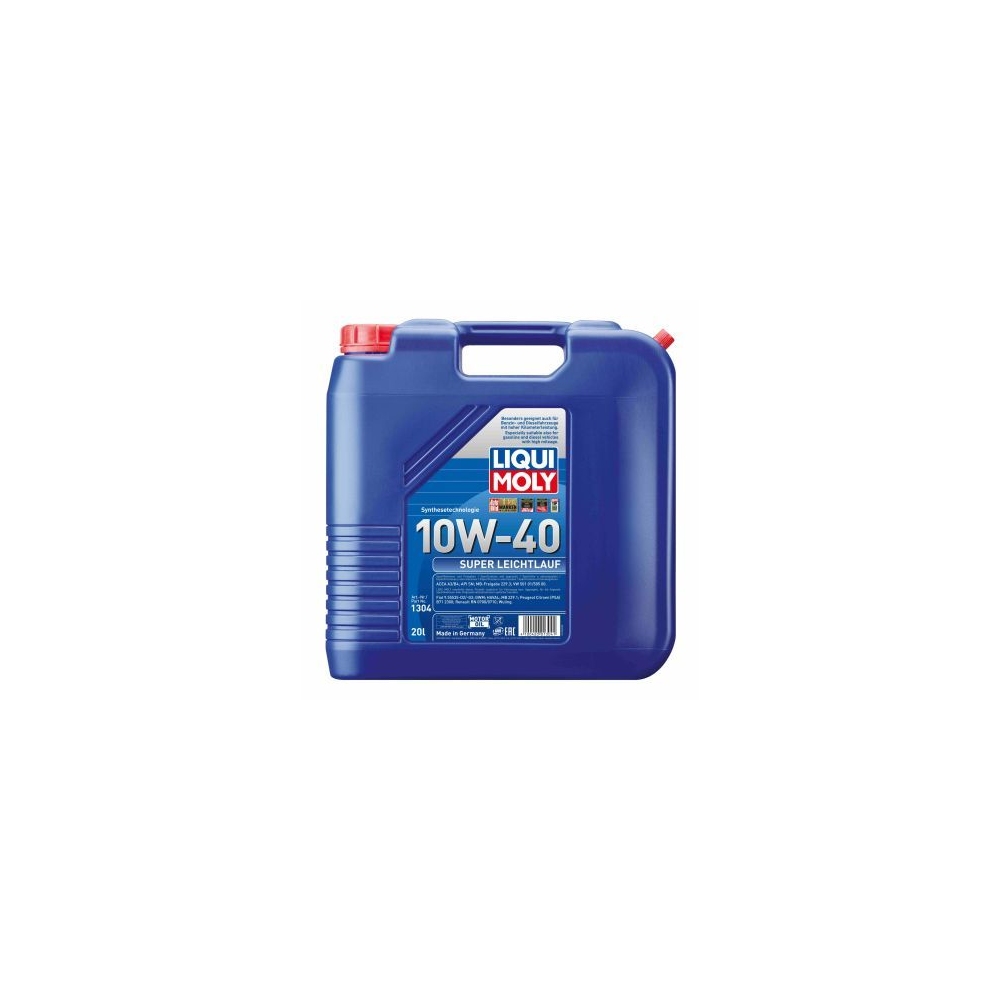 LIQUI MOLY Super Leichtlauf 10W-40 Motorenöl Motor Öl 1304 20 Liter