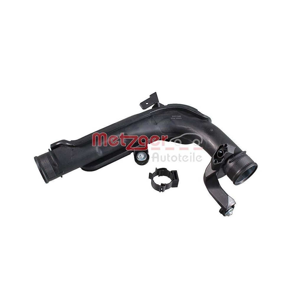 Ladeluftschlauch METZGER 2401086 für AUDI SEAT SKODA VW, Ladeluftkühler