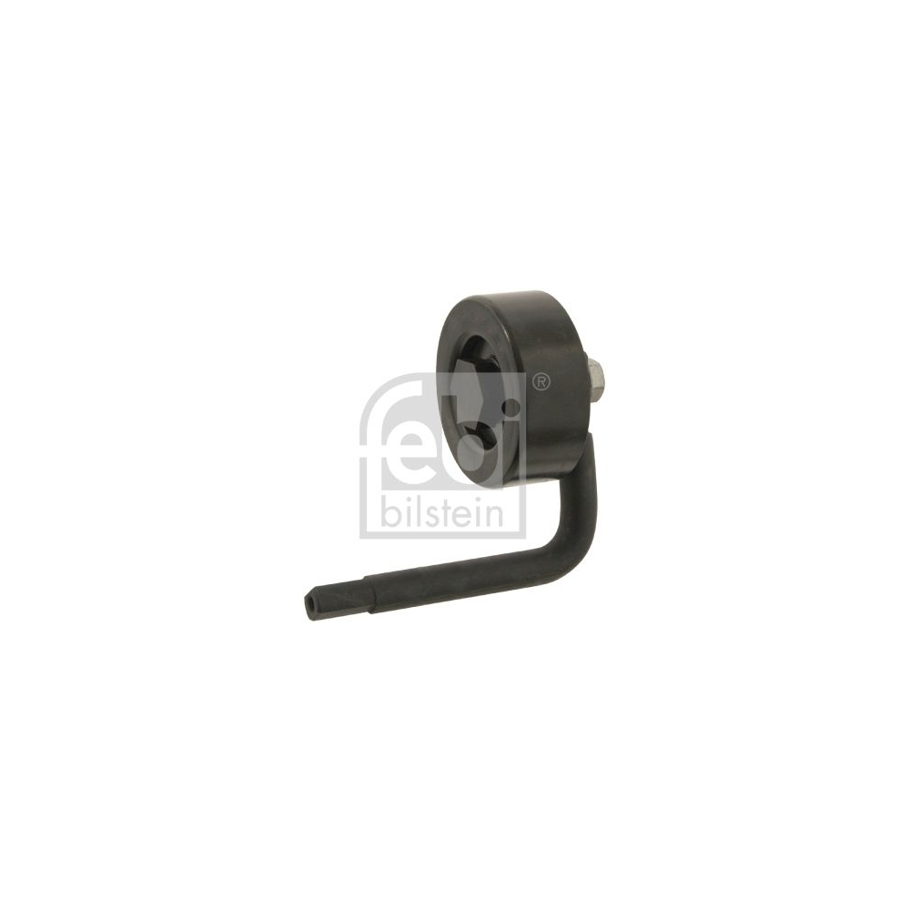 Febi Bilstein 30118 Spannrolle mit Halter, für Keilrippenriemen , 1 Stück