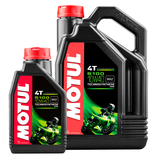 MOTUL Motorrad 5100 4T 10W-40 4-Takt Motorenöl synthetisch 4+1 Liter