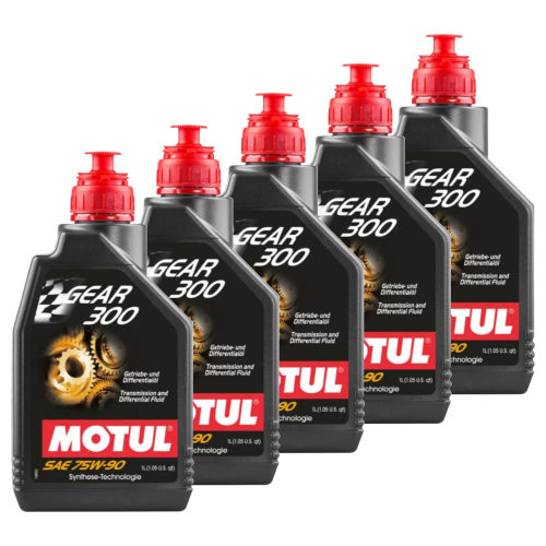 MOTUL Getriebe Gear 300 75W-90 Leichtlaufgetriebeöl API GL 4+5 5x1 Liter