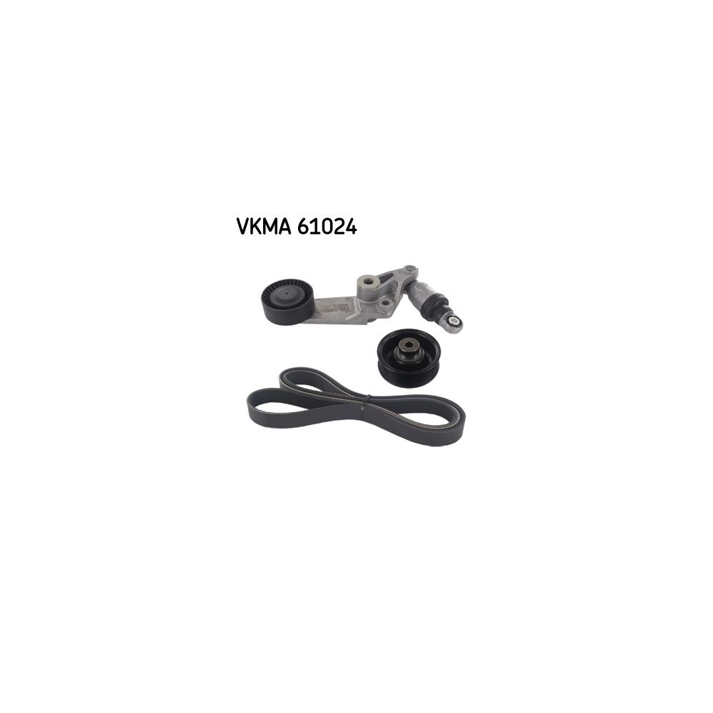 Keilrippenriemensatz SKF VKMA 61024 für AUDI CHRYSLER SEAT SKODA TOYOTA VW