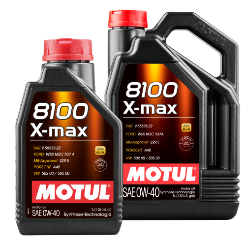 MOTUL PKW 8100 X-max 0W-40 Hochleistungsmotorenöl 5+1 Liter