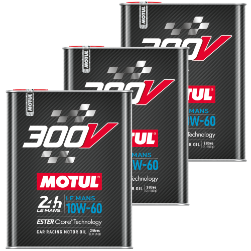 MOTUL PKW 300V Le Mans 10W-60 High-Performance Rennsport-Öl Motorsportöl 3x2L