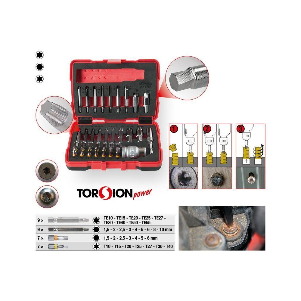 Schraubenausdreher KS TOOLS 150.7060