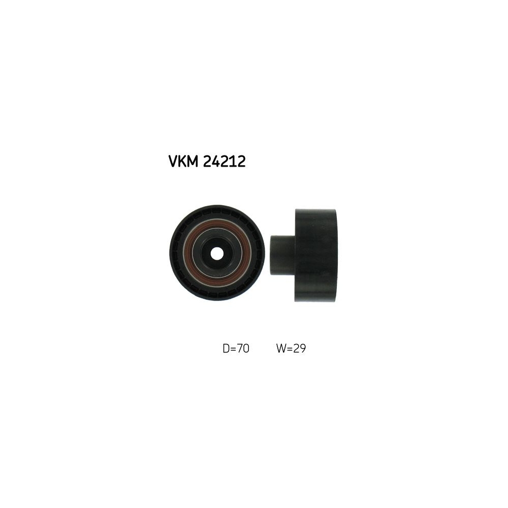 Umlenk-/Führungsrolle, Zahnriemen SKF VKM 24212 für FORD, rechts unten