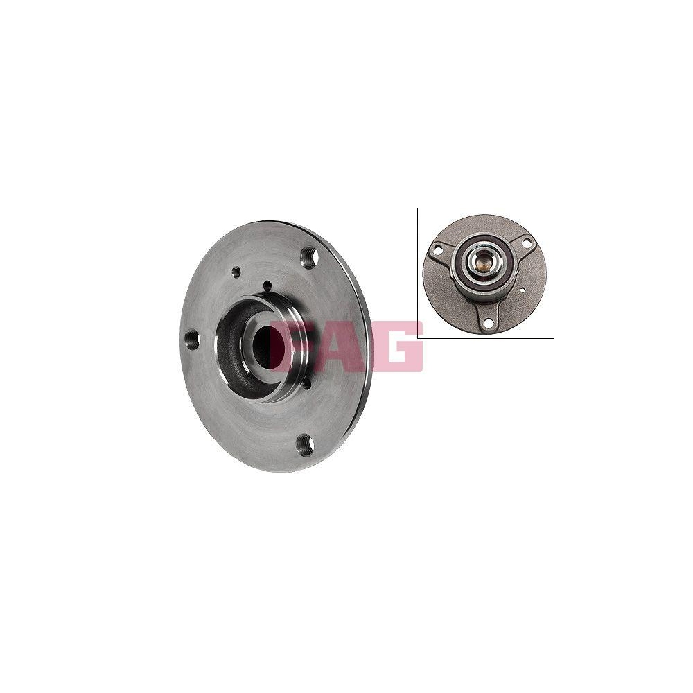 Radlagersatz FAG 713 6680 60 für MERCEDES-BENZ SMART, Vorderachse