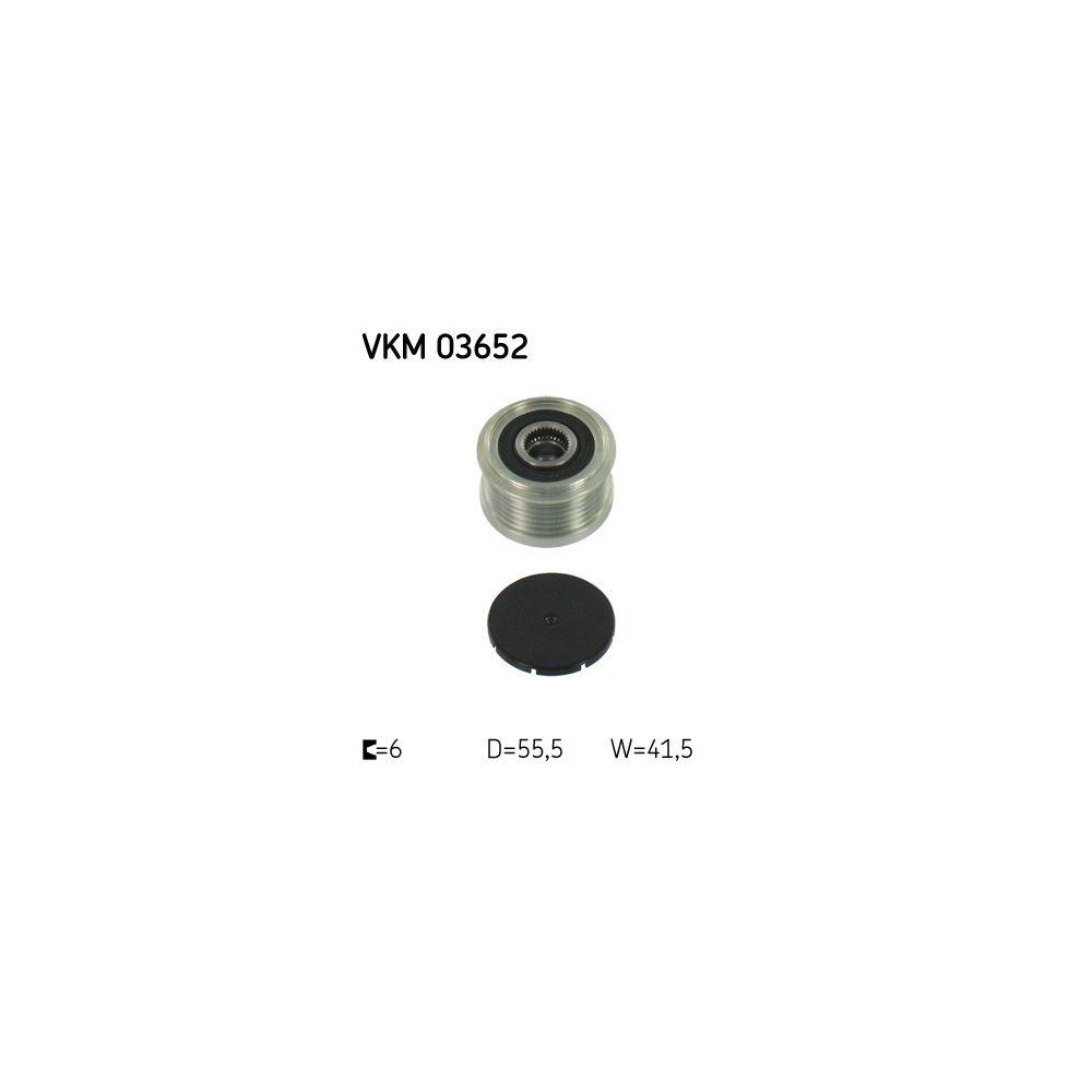 Generatorfreilauf SKF VKM 03652 für VOLVO