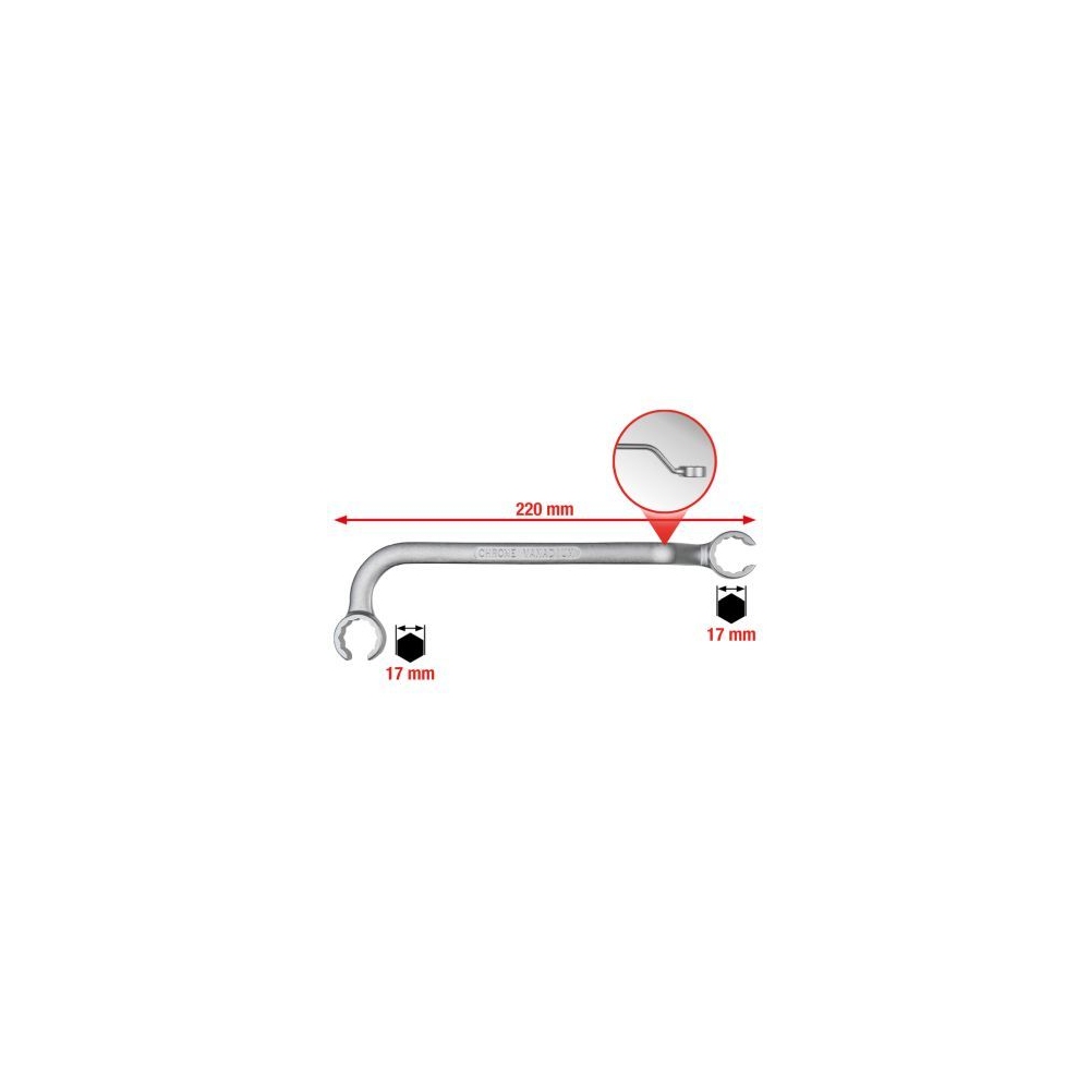 Doppel-Ringschlüssel KS TOOLS 517.0057 für