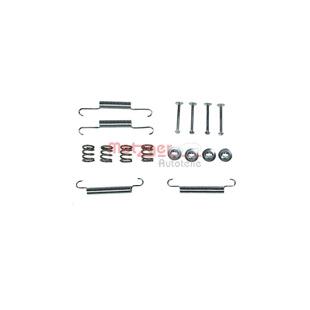 Zubehörsatz, Feststellbremsbacken METZGER 105-0020 GREENPARTS für, Hinterachse