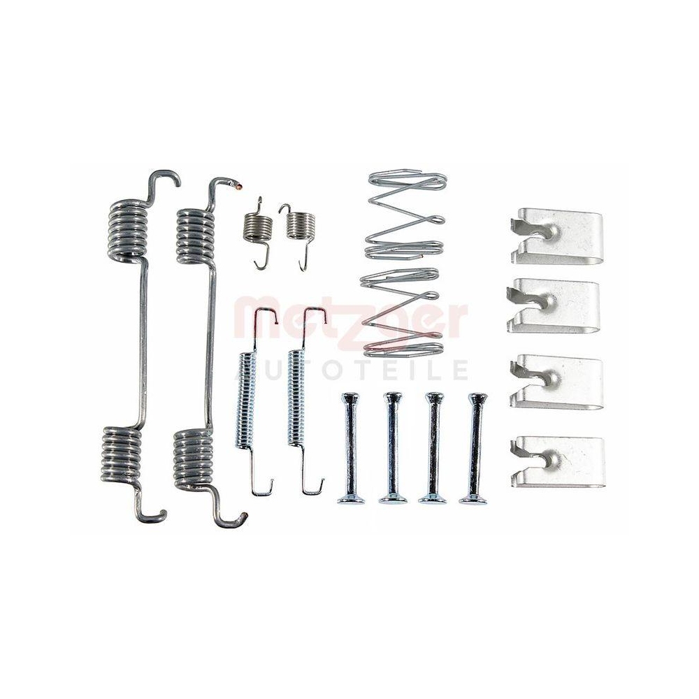 Zubehörsatz, Feststellbremsbacken METZGER 105-0023 GREENPARTS für, Hinterachse