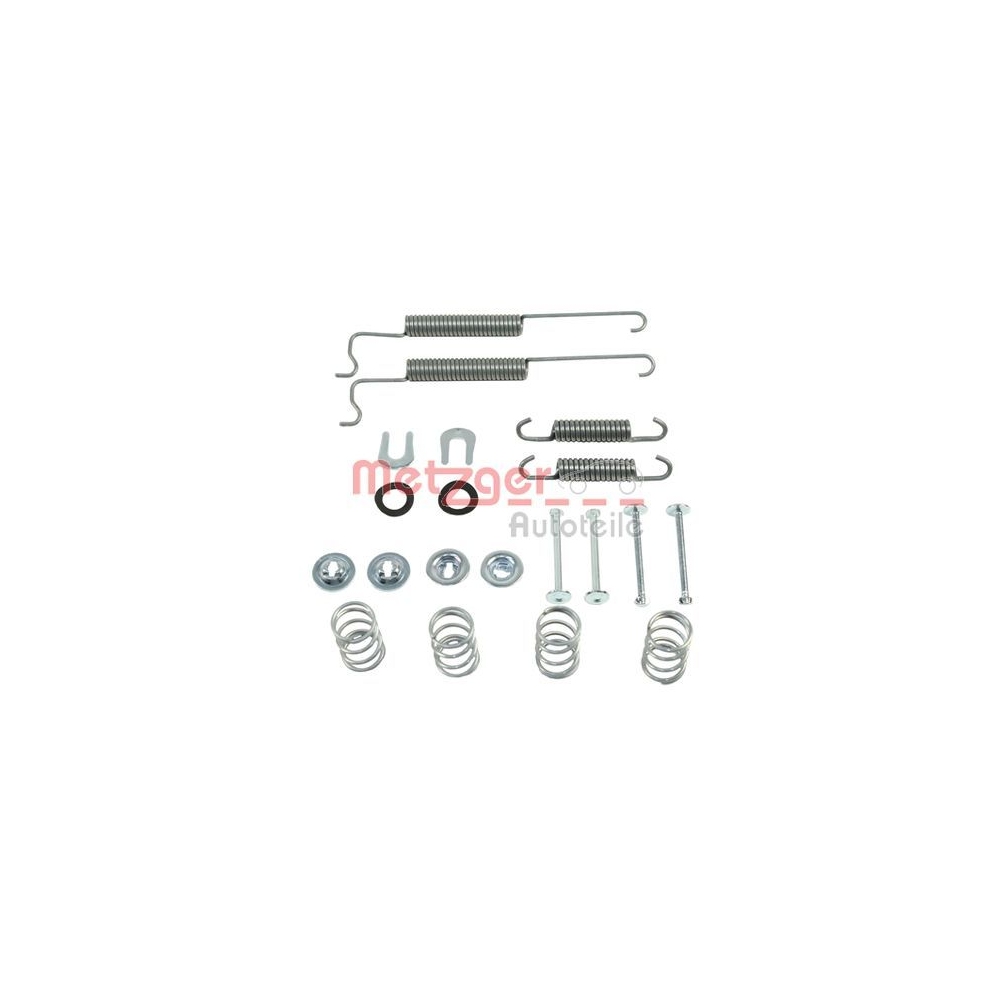Zubehörsatz, Bremsbacken METZGER 105-0049 für, Hinterachse
