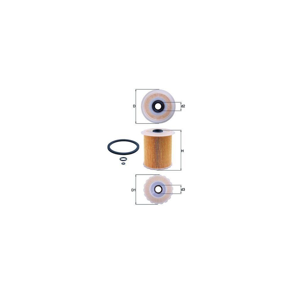 Kraftstofffilter KNECHT KX 75D für RENAULT