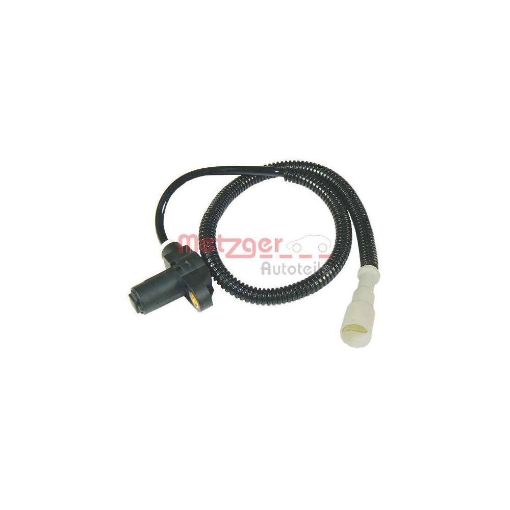 Sensor, Raddrehzahl METZGER 0900044 für OPEL, Vorderachse links