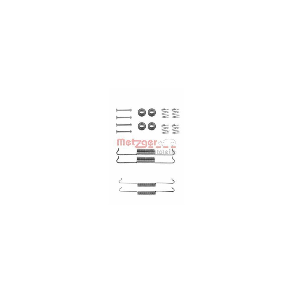 Zubehörsatz, Bremsbacken METZGER 105-0521 für VW, Vorderachse