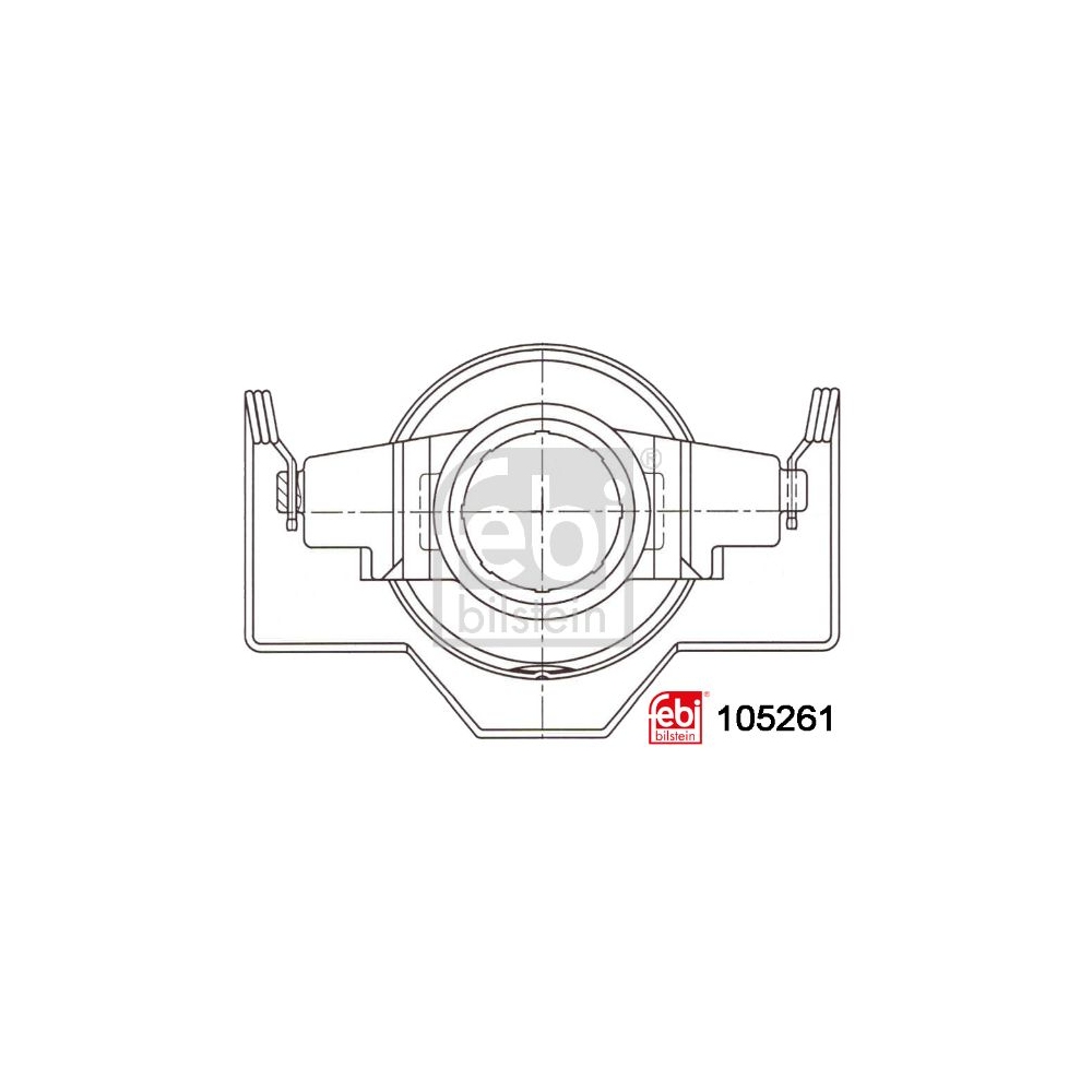 Ausrücklager FEBI BILSTEIN 105261 für VOLVO