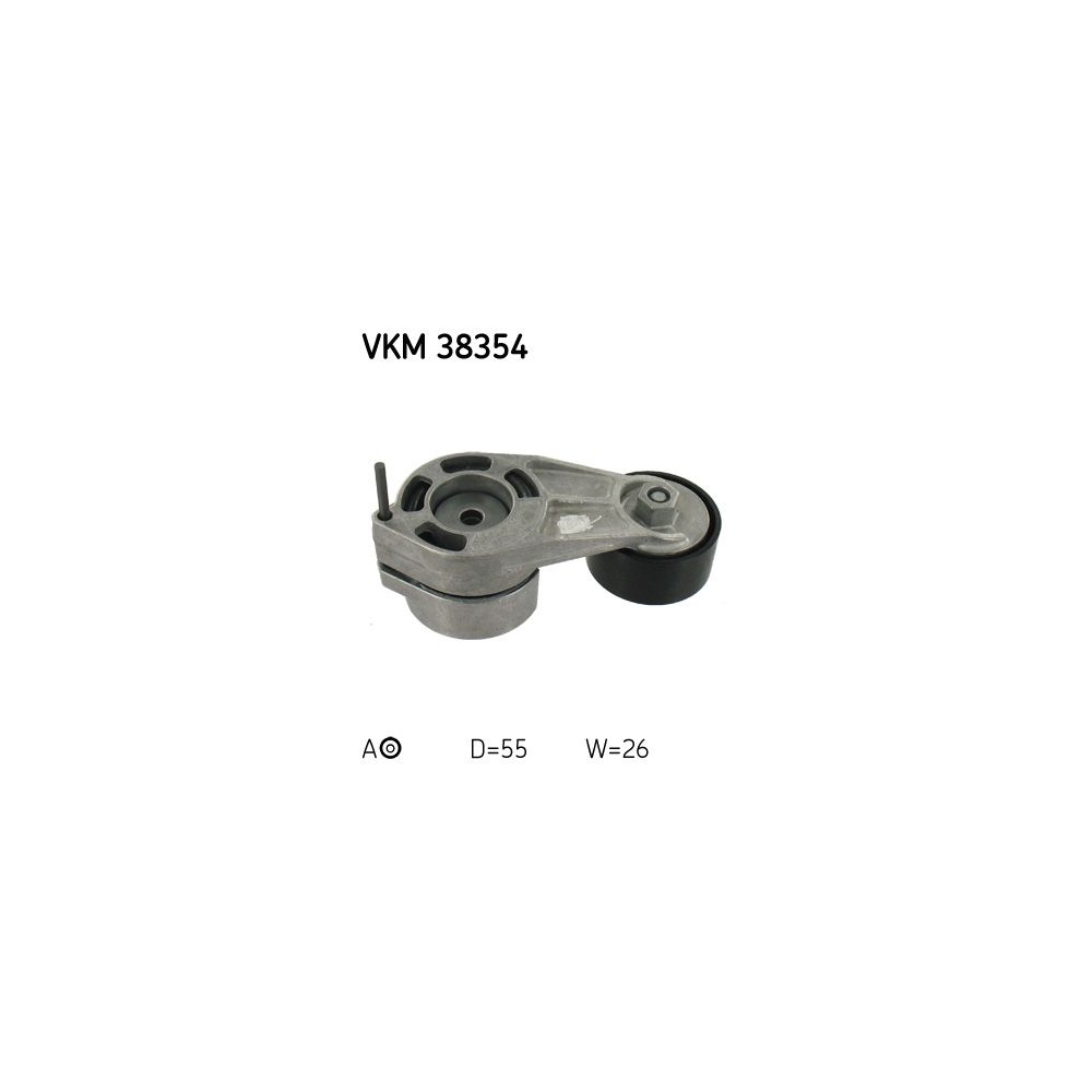 Spannrolle, Keilrippenriemen SKF VKM 38354 für BMW, rechts oben