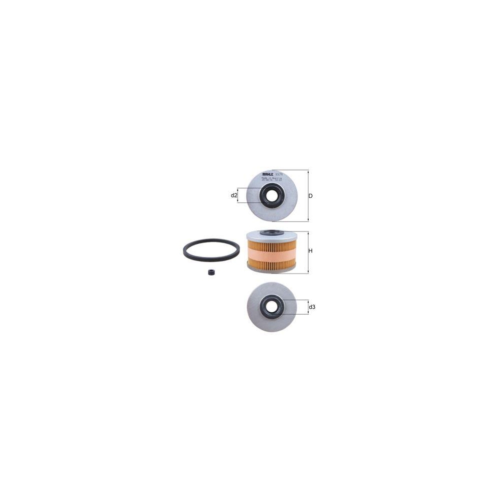 Kraftstofffilter KNECHT KX 79D für OPEL RENAULT