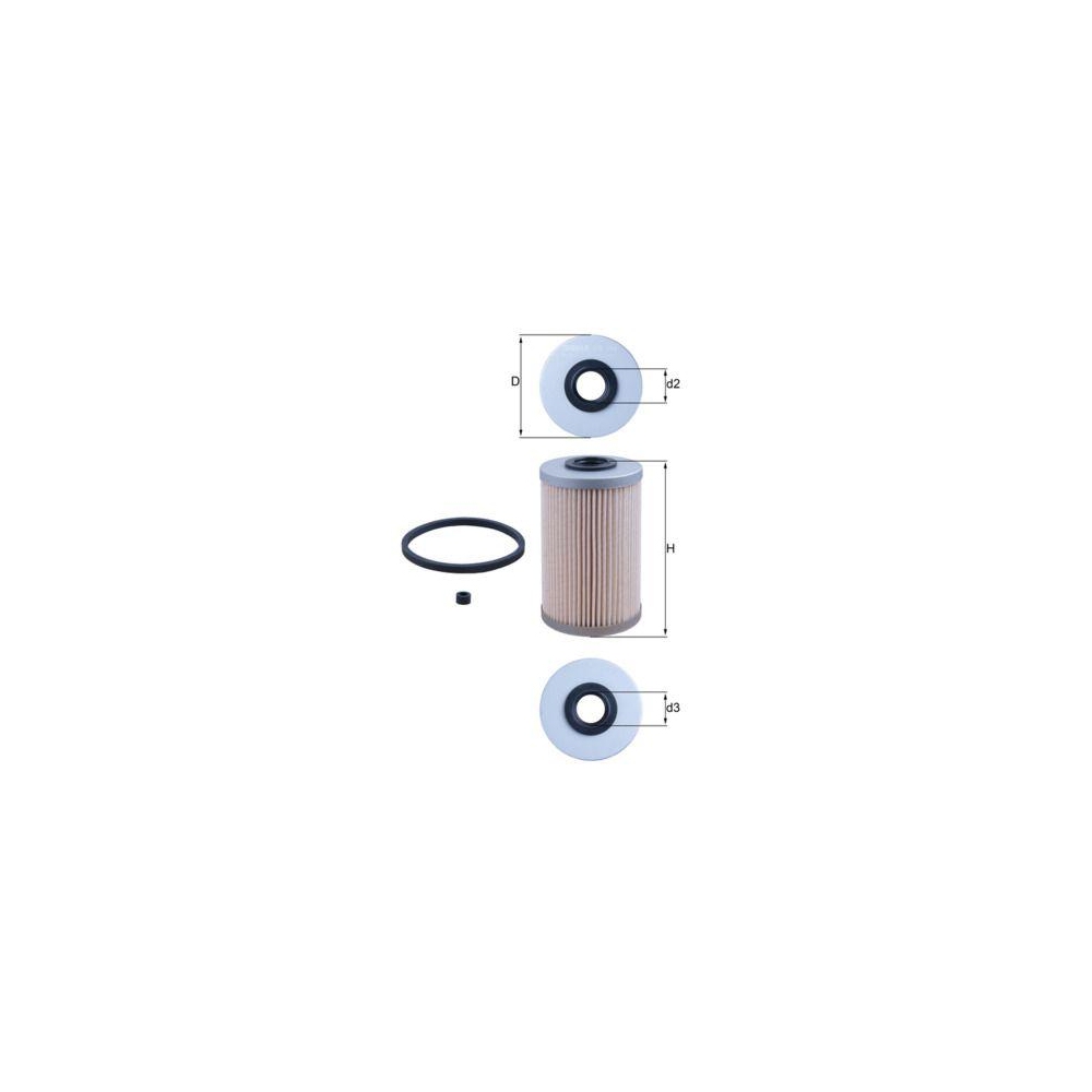 Kraftstofffilter KNECHT KX 204D für GMC NISSAN OPEL RENAULT VAUXHALL