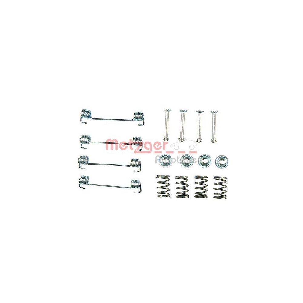 Zubehörsatz, Feststellbremsbacken METZGER 105-0619 für BMW, Hinterachse