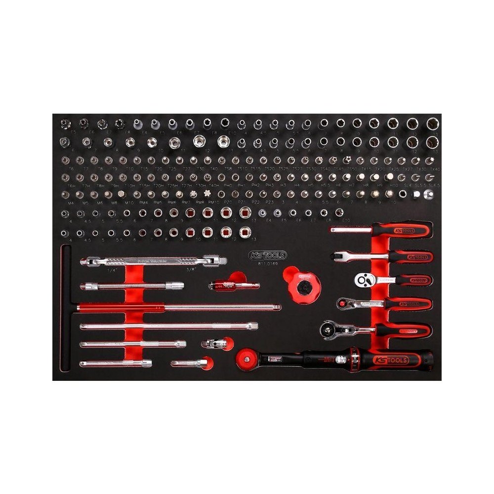 Steckschlüsselsatz KS TOOLS 811.0169 für