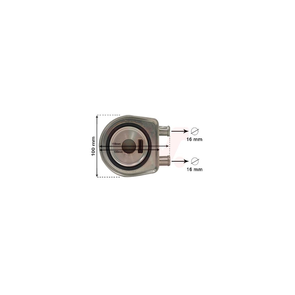 Ölkühler, Motoröl VAN WEZEL 43013705 für RENAULT VOLVO