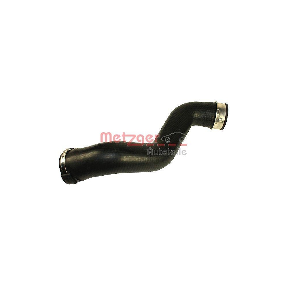 Ladeluftschlauch METZGER 2400165 für AUDI, Ladeluftkühler, oben