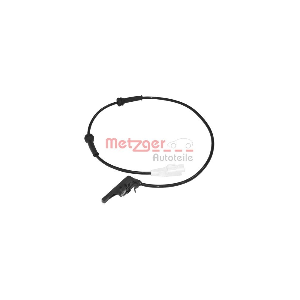 Sensor, Raddrehzahl METZGER 0900105 für CITROËN/PEUGEOT, Hinterachse