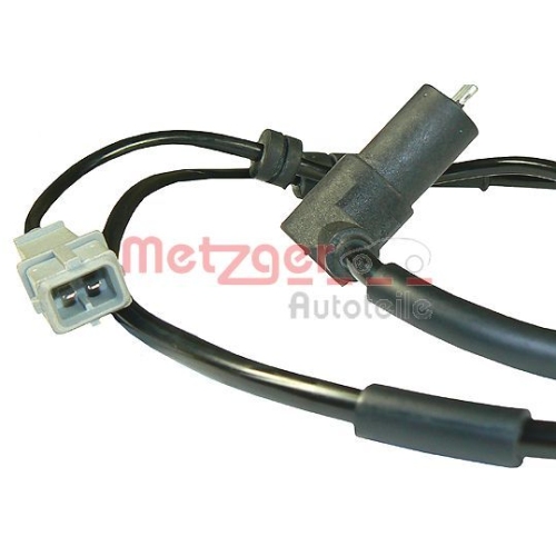 Sensor, Raddrehzahl METZGER 0900107 für TALBOT CITROËN/PEUGEOT, Vorderachse