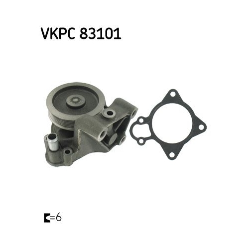 Wasserpumpe, Motorkühlung SKF VKPC 83101 für CITROËN FIAT PEUGEOT