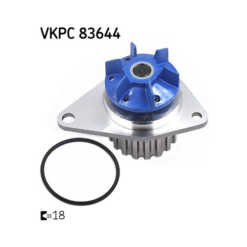 Wasserpumpe, Motorkühlung SKF VKPC 83644 für CITROËN FIAT PEUGEOT