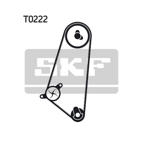 Wasserpumpe + Zahnriemensatz SKF VKMC 01100 für AUDI SEAT SKODA VW